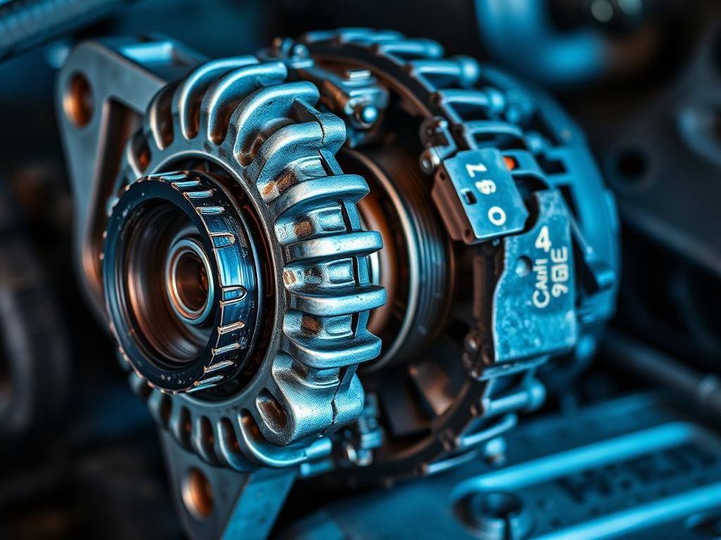 alternador de auto defectuoso