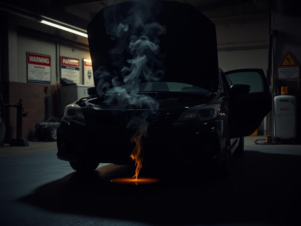 riesgos de olor a gasolina en el coche