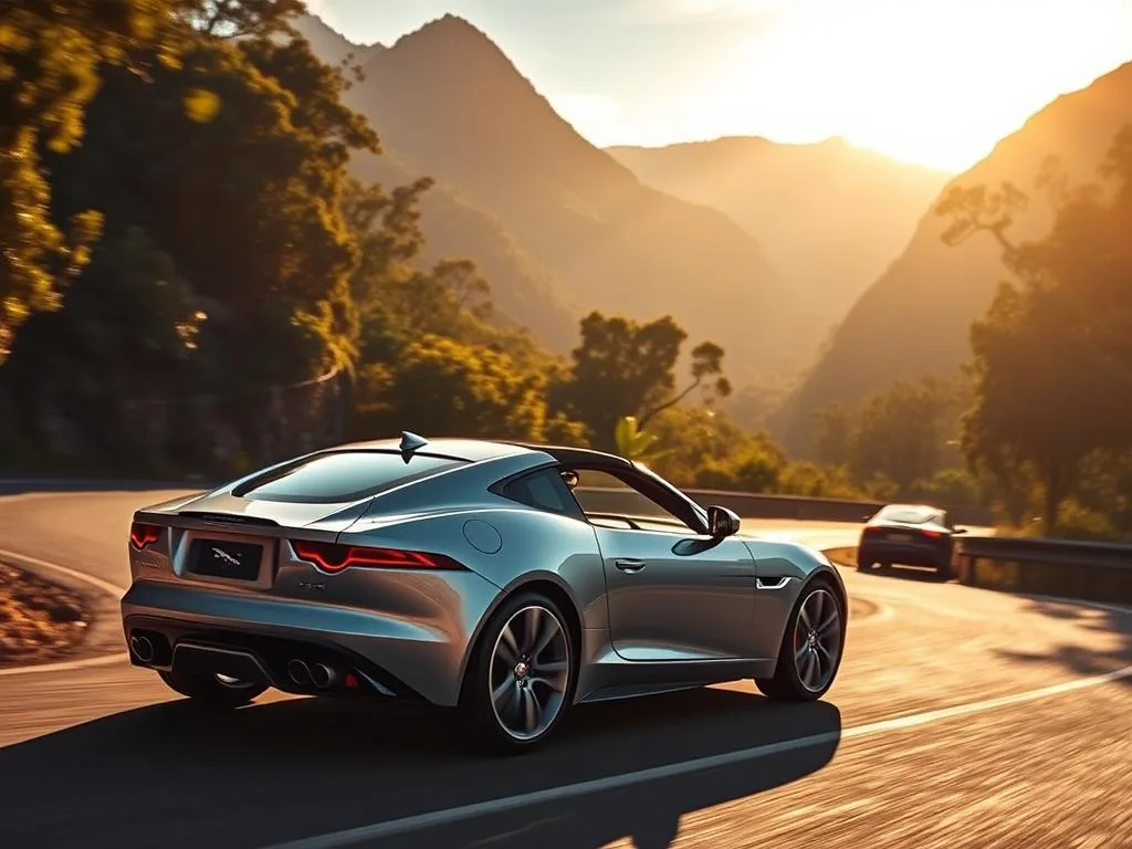jaguar f-type en carretera colombiana