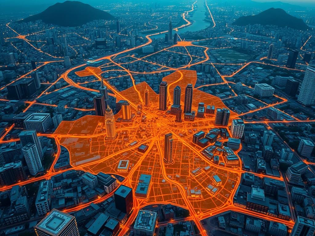 A detailed, high-resolution map of the city of Bogotá, Colombia, showcasing the comprehensive coverage area of battery services provided by Unibaterias. The map should be rendered with a realistic, detailed style, capturing the urban landscape with its buildings, roads, and landmarks. The focus should be on clearly delineating the various neighborhoods and districts within the city where Unibaterias' battery coverage is available, using a color-coded system or other visual cues to highlight the extent of the service area. The image should convey a sense of scale and geographic accuracy, allowing the viewer to easily understand the reach and accessibility of Unibaterias' battery offerings throughout the Bogotá metropolitan region. A detailed, high-resolution map of the city of Bogotá, Colombia, showcasing the comprehensive coverage area of battery services provided by Unibaterias. The map should be rendered with a realistic, detailed style, capturing the urban landscape with its buildings, roads, and landmarks. The focus should be on clearly delineating the various neighborhoods and districts within the city where Unibaterias' battery coverage is available, using a color-coded system or other visual cues to highlight the extent of the service area. The image should convey a sense of scale and geographic accuracy, allowing the viewer to easily understand the reach and accessibility of Unibaterias' battery offerings throughout the Bogotá metropolitan region.