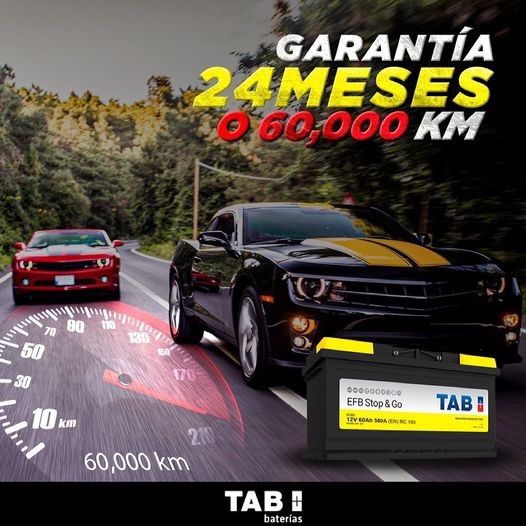 Baterias TAB Para Autos de Verdad
