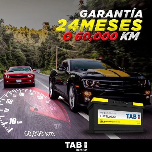 Baterias TAB Para Autos de Verdad Baterias TAB Para Autos de Verdad