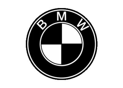Logotipo de BMW en blanco y negro