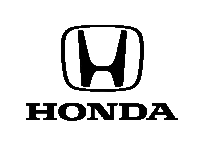Logo de Honda en negro