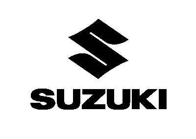 Logo de Suzuki en negro