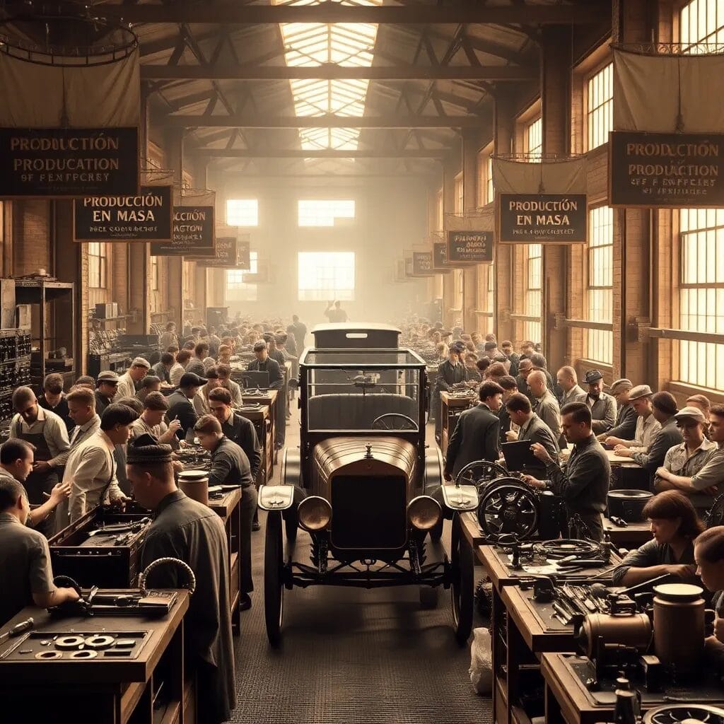 Cómo Henry Ford cambió el mundo con la línea de ensamblaje