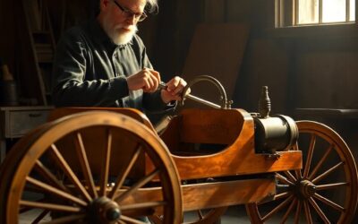 El primer coche de la historia no tenía volante