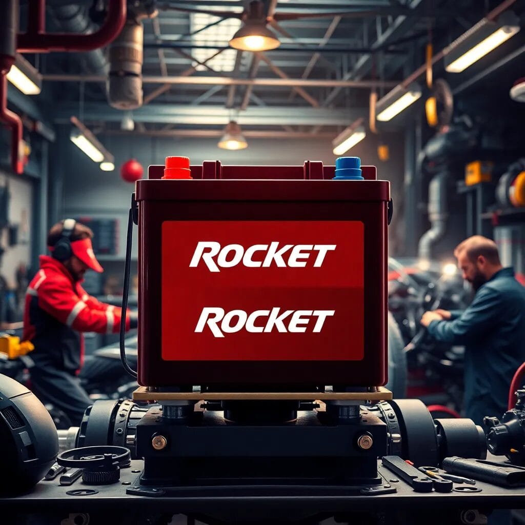 historia de la marca de bateria para carro rocket