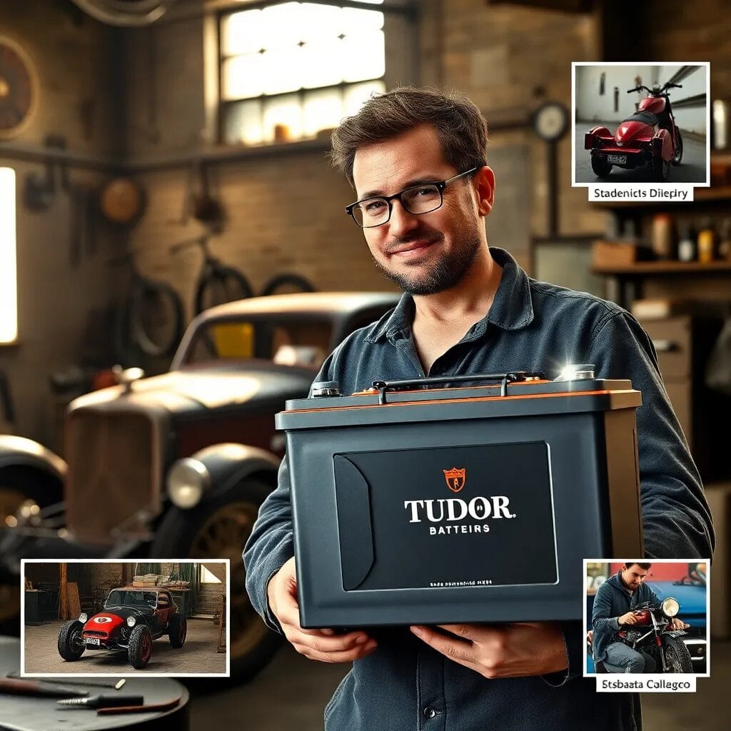 historia de la marca de bateria para carro tudor