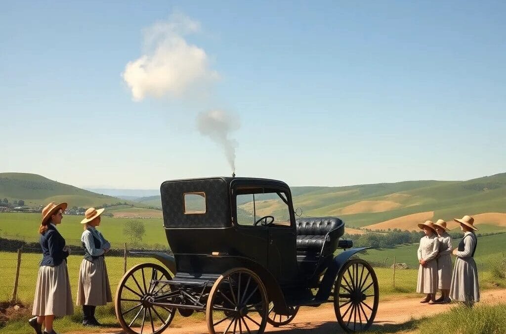Los coches que funcionaban con vapor antes que gasolina