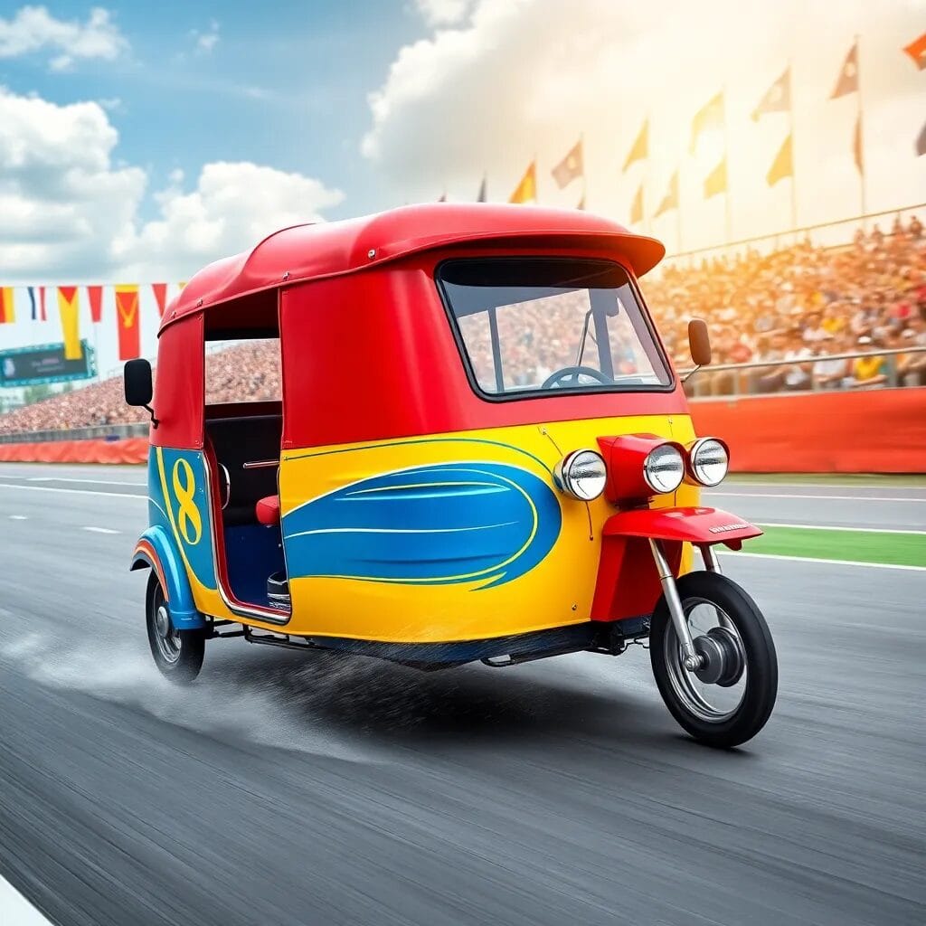 El Tuk-tuk más rápido del mundo