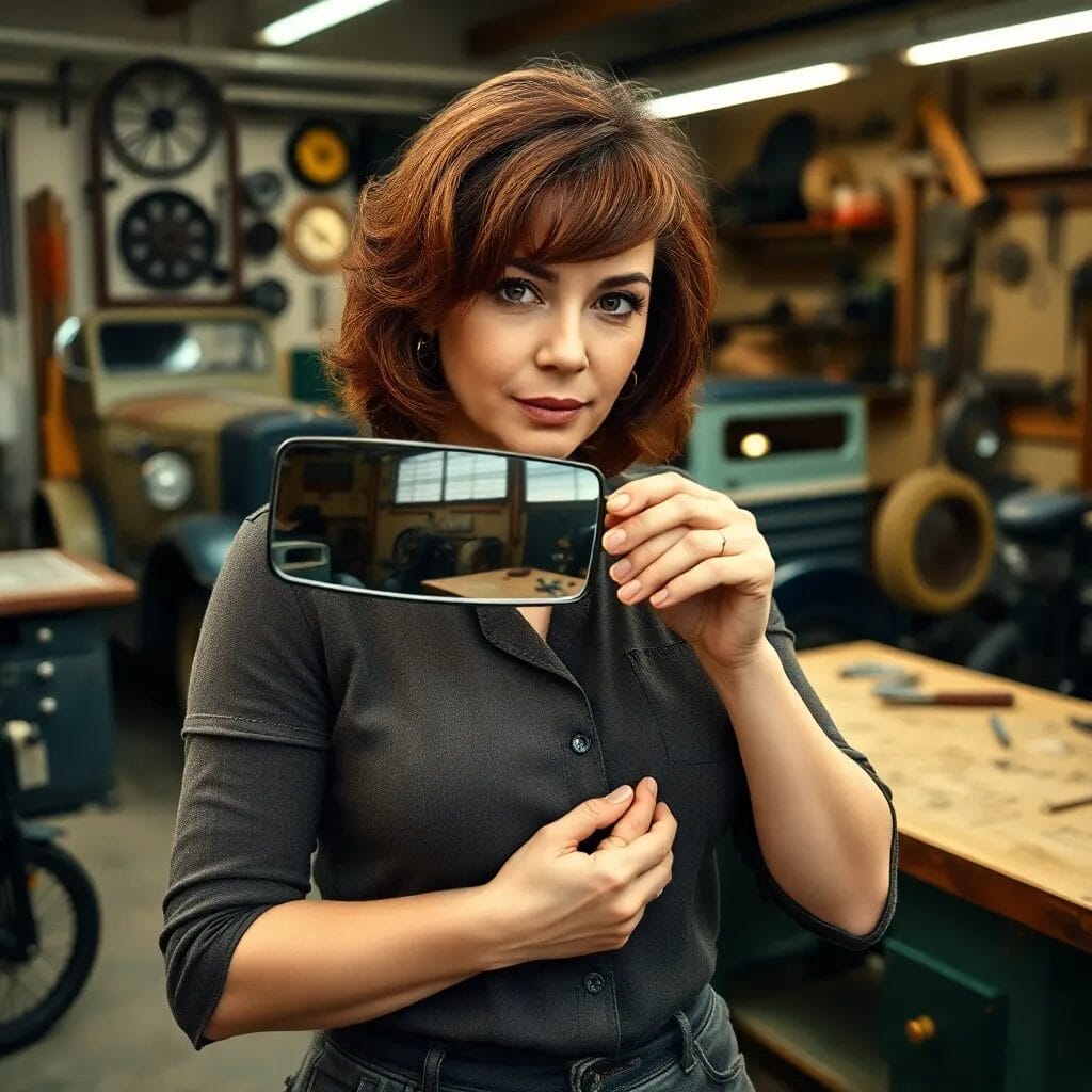 La mujer que inventó el espejo retrovisor