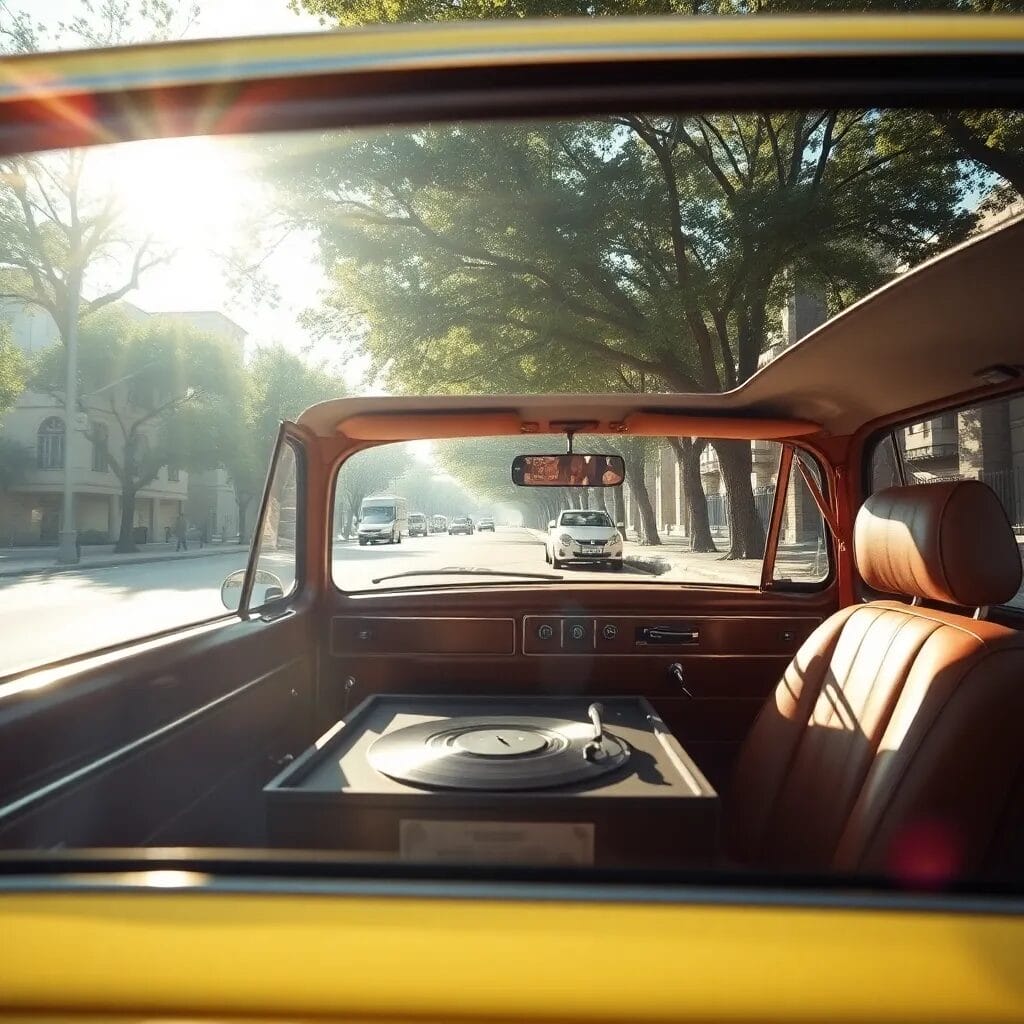 Coches con tocadiscos incorporados