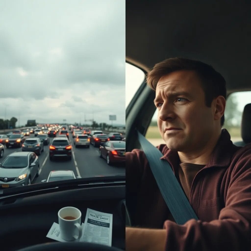 Conductores que pasan 100 horas en atascos cada año