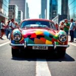 El primer coche multicolor de la historia