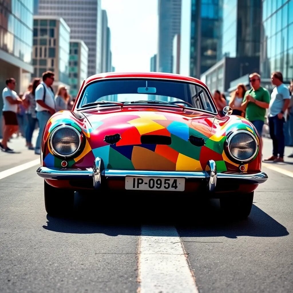 El primer coche multicolor de la historia