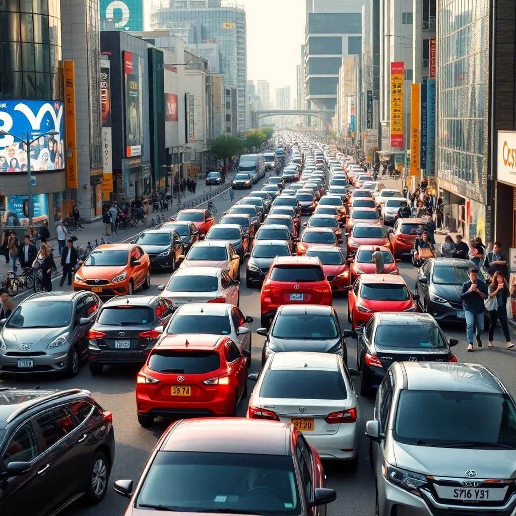 Japón tiene más coches por habitante