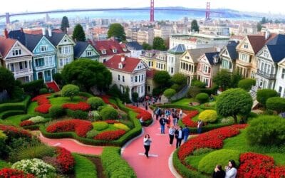 La calle más curva del mundo en San Francisco