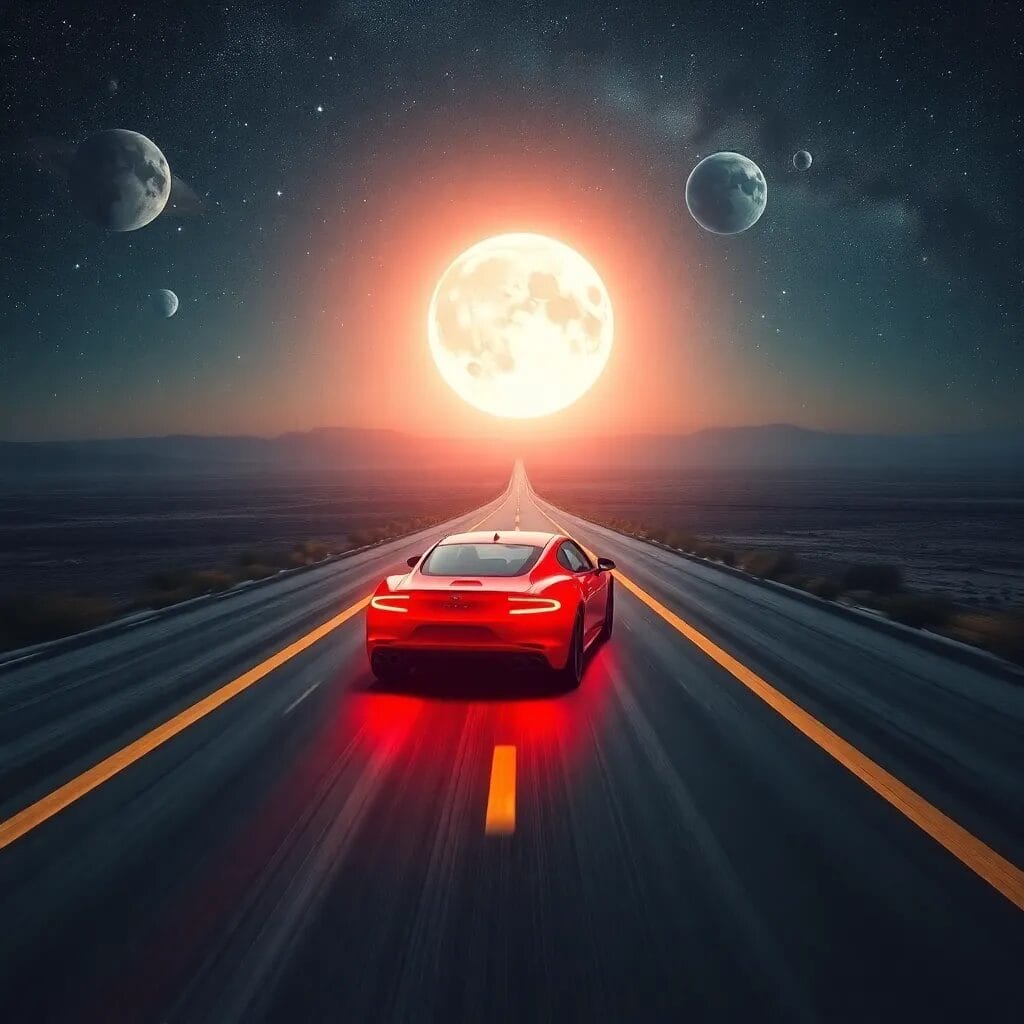 Llegar a la Luna conduciendo tu coche