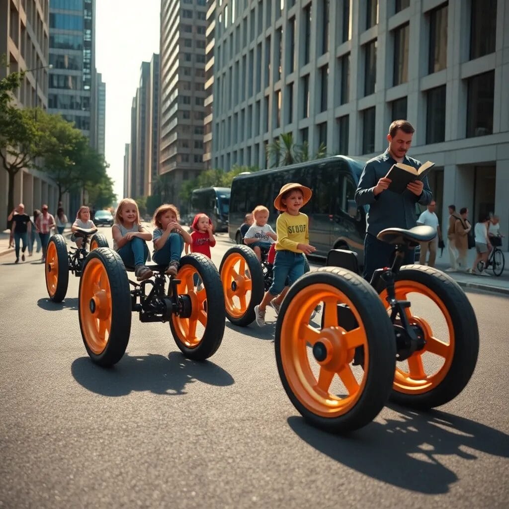 Ruedas cuadradas experimentales