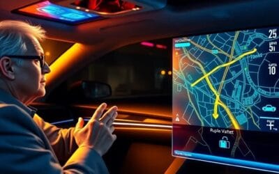 Hologramas como tablero de coche