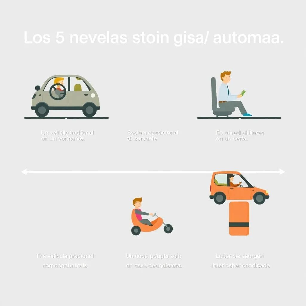 Los 5 niveles de conducción autónoma