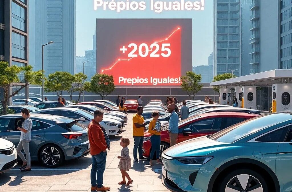 Los eléctricos igualarán precio en 2025