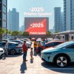 Los eléctricos igualarán precio en 2025