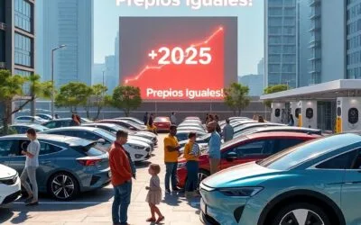 Los eléctricos igualarán precio en 2025