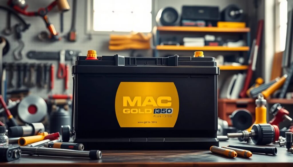 Venta Baterías para Carro a Domicilio Bogotá Batería negra con etiqueta amarilla.