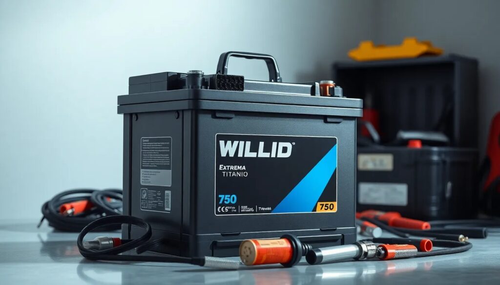 Batería Willid de 750 amperios.