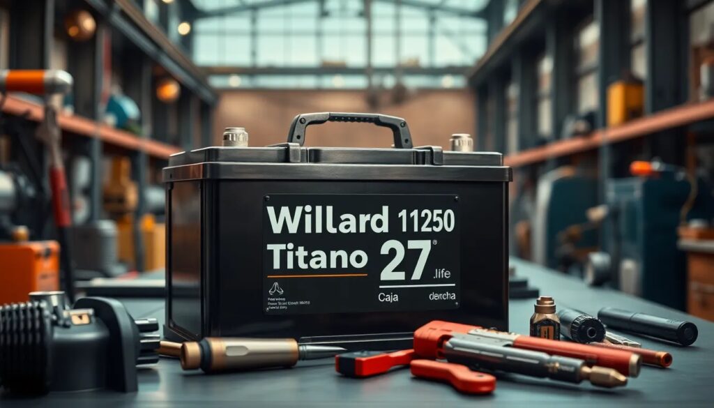 Batería Willard Titano en taller