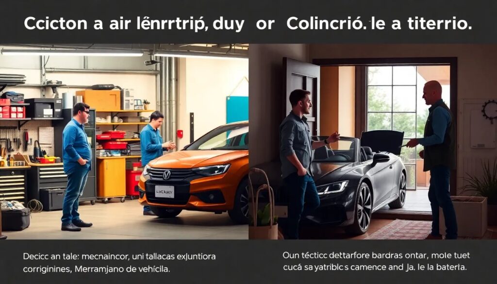 ¿Cambiar batería en taller o a domicilio? Guía definitiva para decidir