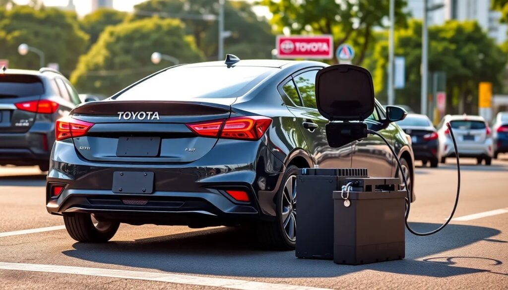 Auto eléctrico con cargador externo