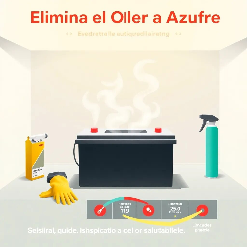 Venta de Baterías a Domicilio Bogotá Batería con olor a azufre y soluciones.