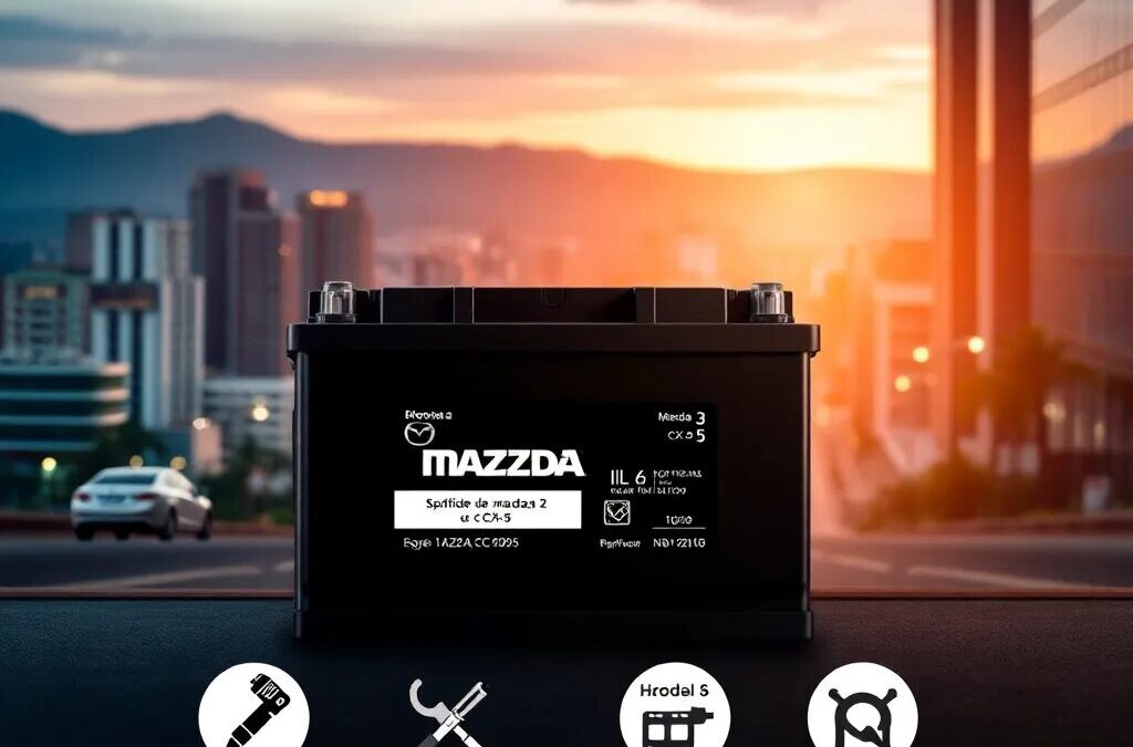 Batería para Mazda 2, Mazda 3 y CX-5 en Bogotá