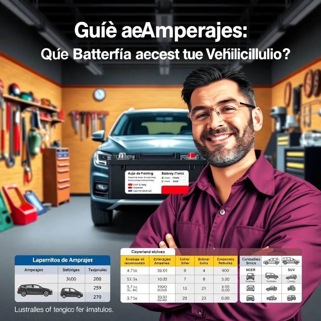 Guía de Amperajes: ¿Qué Batería Necesita tu Vehículo?