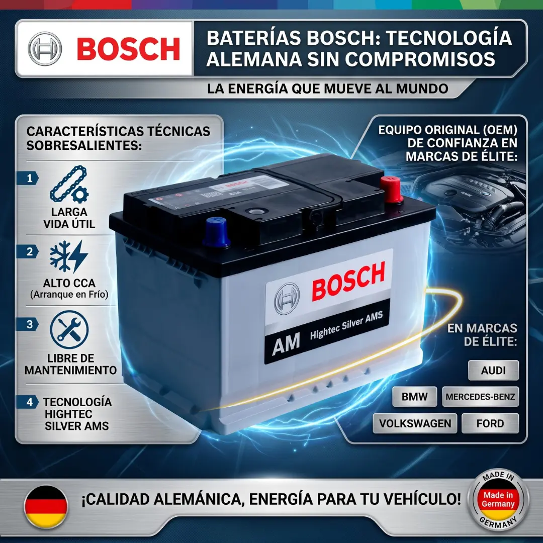 Baterías BOSCH - Unibaterias Baterias BOSCH Unibaterias