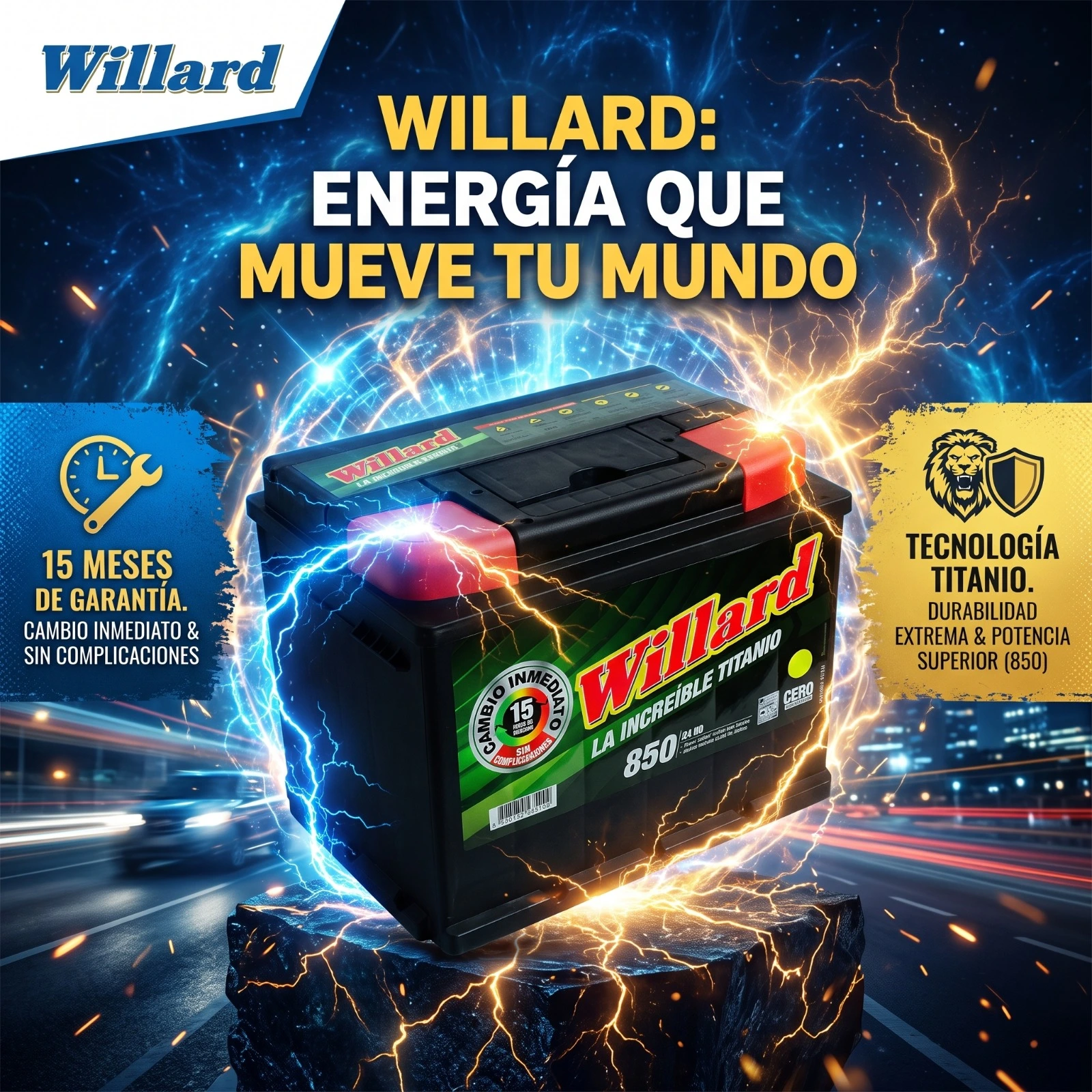 Baterias Willard Unibaterias