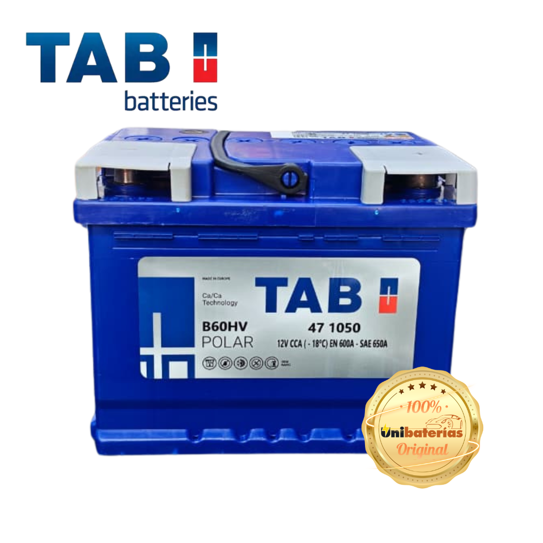 Batería para carro TAB BLUE tipo 47-1050 Batería para carro TAB BLUE tipo 47-1050