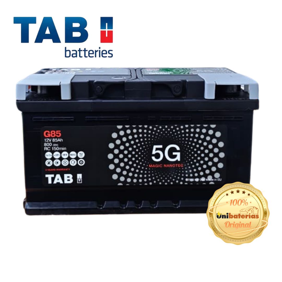 Batería para carro TAB G85H tipo 57 Batería para carro TAB G85H tipo 57